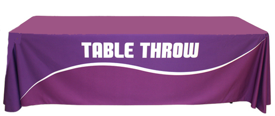 dye sub table throw
